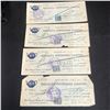 Image 1 : 1930s MEDALTA POTTERIES SIGNED CHEQUES LOT