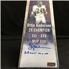 Image 2 : FULL SIZE VINCE LOMBARDI TROPHY SIGNED BY OTTIS ANDERSON (BECKETT COA)