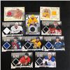 Image 1 : GAME-WORN GEAR HOCKEY CARD LOT