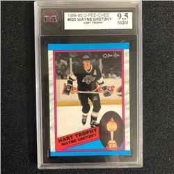 1989-90 O-PEE-CHEE #320  WAYNE GRETZKY HART TROPHY (9.5 NGM)