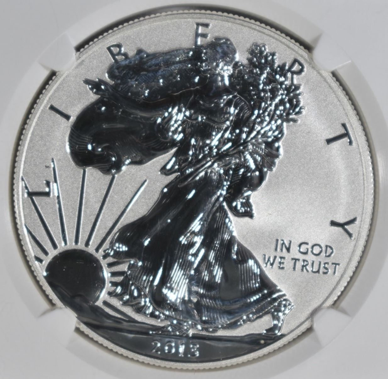 2013-W REVERSE PROOF ASE NGC PF-70 EARLY RELEASE