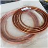 Image 2 : 2 ROLLS OF 1/2 INCH COPPER TUBING 25FT PER ROLL 50FT TOTAL