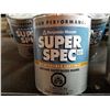 Image 2 : 4 PAILS OF SUPER SPEC PAINT GLOSS ENAMEL SAFETY WHITE KP22 08