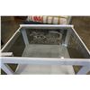 Image 2 : BEER OCLOCK WHITE GLASS TOP SIDE TABLE