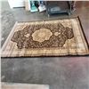 Image 2 : NEW UNIQUE DARK BROWN 5FT 2 INCH X 7 - 1/2 FOOT TURKISH AREA CARPET