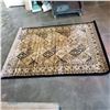 Image 2 : NEW UNIQUE BLACK 5FT 2 INCH X 7 - 1/2 FOOT TURKISH AREA CARPET