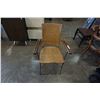Image 2 : METAL RATTAN WOVEN SEAT CHAIR