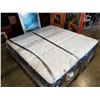 Image 2 : KINGSIZE FLOOR MODEL SEALY POSTUREPEDIC CLASSIC EURO TOP MATTRESS FIRM W/ MISMATCHED BOX SPRING SET 