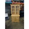 Image 1 : MAPLE 2 PIECE CHINA CABINET