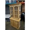 Image 2 : MAPLE 2 PIECE CHINA CABINET