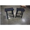 Image 1 : 2 SADDLE STOOLS