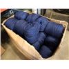 Image 2 : LARGE BOX OF BLUE WOOL YARN