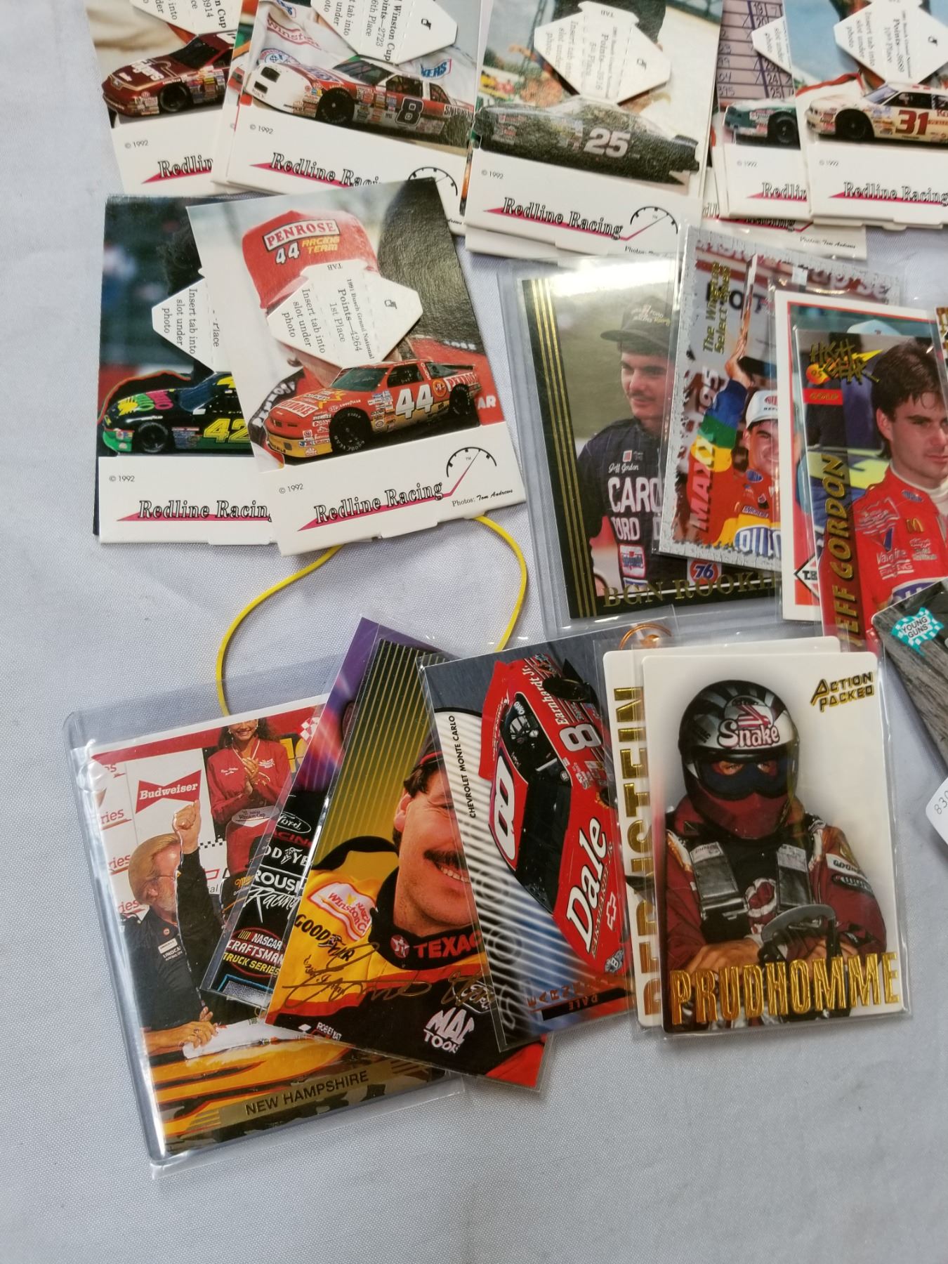 LOT OF NASCAR CARDS JEFF GORDON AND REDLINE RACING CARDS lot-of-nascar-cards-jeff-gordon-and-redline-racing-cards