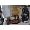 Image 2 : VINTAGE PHONE LAMP AND 2 RAILROAD LANTERNS