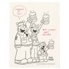 Image 1 : Mort Walker Signed Beetle Bailey Fan Card.