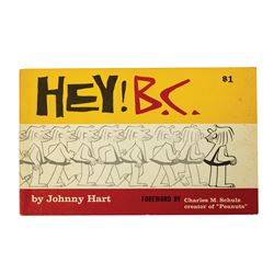 Johnny Hart Signed  Hey! B.C.  Book.