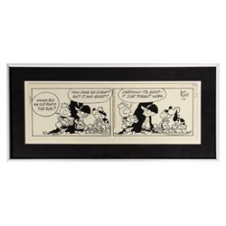 Original Tiger Comic Strip Art.