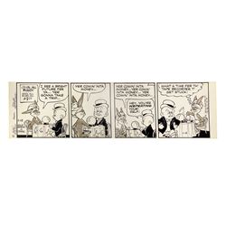 Original Bugs Bunny Comic Strip Art.