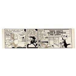 Original Bugs Bunny Comic Strip Art.