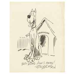 Marmaduke Fan Card Signed by Brad Anderson.