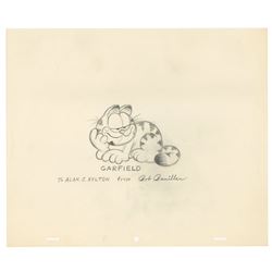 Garfield Drawing Signed by Bob Bemiller.