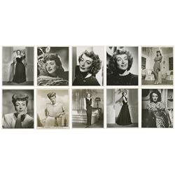 Set of Joan Crawford Harper Goff Publicity Photos.
