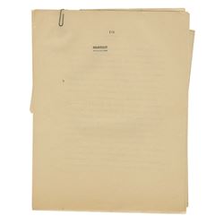 Pair of Harper Goff Original Documents.