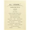 Image 6 : Titanic Palm Court Cafe Menu Prop.