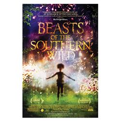 Signed Beasts of the Southern Wilds Event Poster.