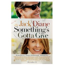 Signed Something's Gotta Give Event Poster.