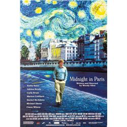Signed Midnight in Paris Event Poster.
