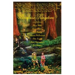 Signed Moonrise Kingdom Event Poster.
