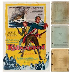 Collection of (3) Scripts from Kidnapped with Poster.