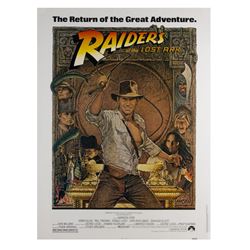 Raiders of the Lost Ark 40x30 Re-Release Poster.