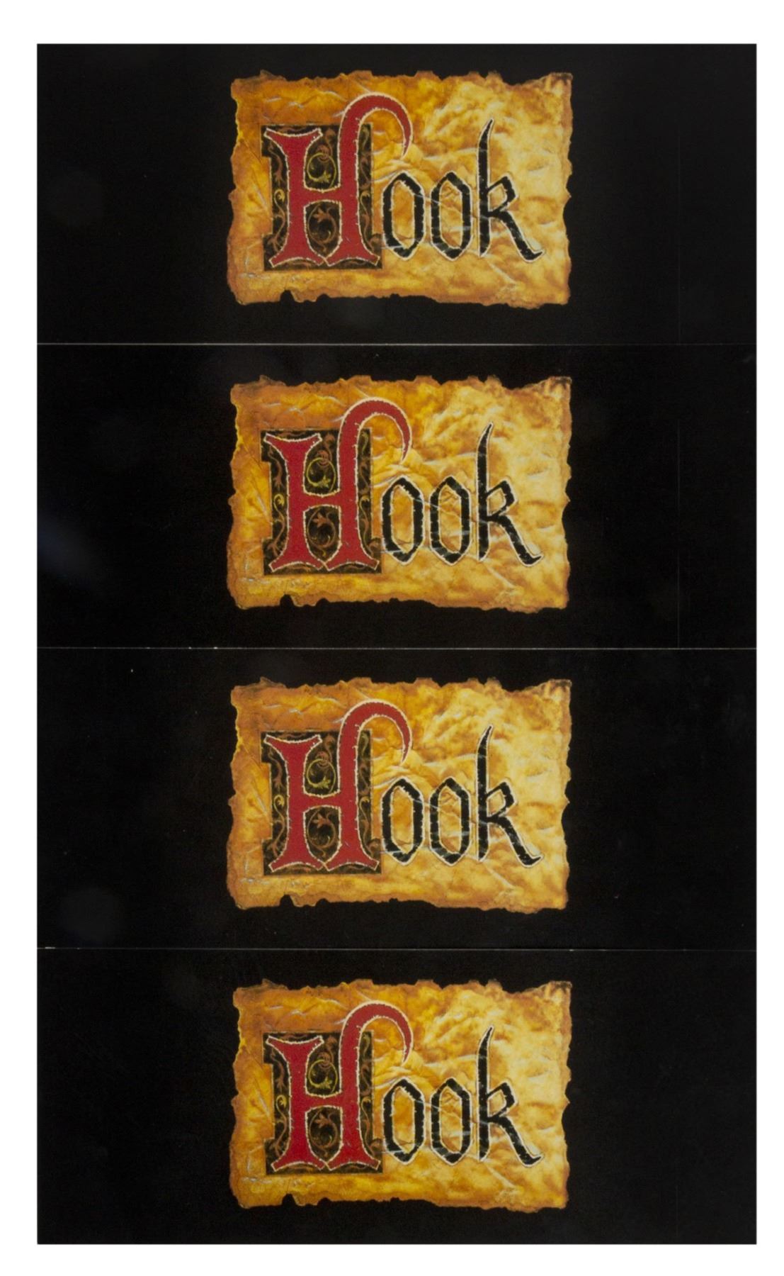 Collection of (4) Hook PreRelease Viewing Tickets.