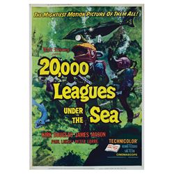 20,000 Leagues Under the Sea 40x60 Poster.