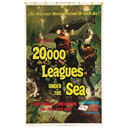20,000 Leagues Under the Sea Two Sheet Poster.