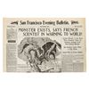 Image 3 : 20,000 Leagues Newspaper Prop Reproduction.