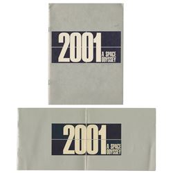 Pair of 2001: A Space Odyssey Programs.