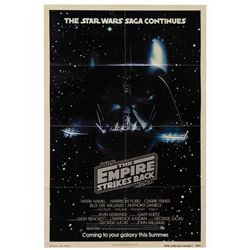 The Empire Strikes Back Advance One Sheet Poster.