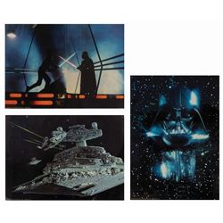 Set of (3) The Empire Strikes Back 20x30 Lobby Cards.