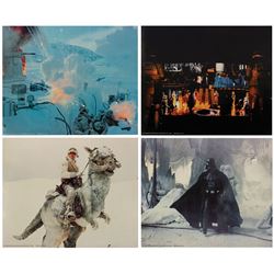 Set of (4) The Empire Strikes Back 16"x20" Lobby Cards.