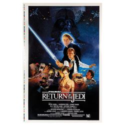 Return of the Jedi White Title Printer's Proof Poster.