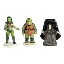 Set of (3) "Return of the Jedi" Ceramic Figures.