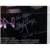 Image 2 : Signed Tron One-Sheet Poster.