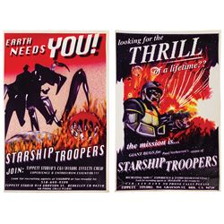 Pair of Starship Troopers Recruiting Posters.