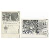 Image 1 : Pair of Batman Storyboard Sheets.