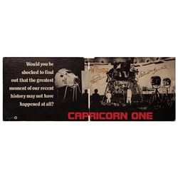 Signed Capricorn One Promotional Sign.