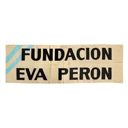 Evita Fundacion Eva Peron Banner.