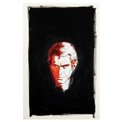 Steve McQueen Painting by Robert Tanenbaum.